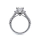 Verragio Three-Stone Princess Engagement Ring
