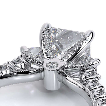 Verragio Three-Stone Princess Engagement Ring