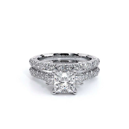 Verragio Three-Stone Princess Engagement Ring