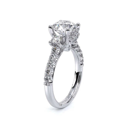 Verragio Three-Stone Round Engagement Ring