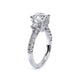 Verragio Three-Stone Round Engagement Ring