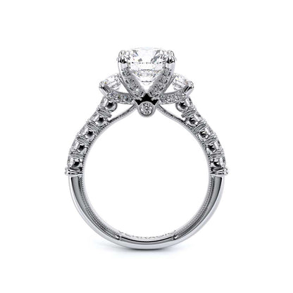 Verragio Three-Stone Round Engagement Ring