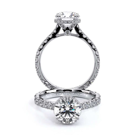 Verragio Halo Round Engagement Ring