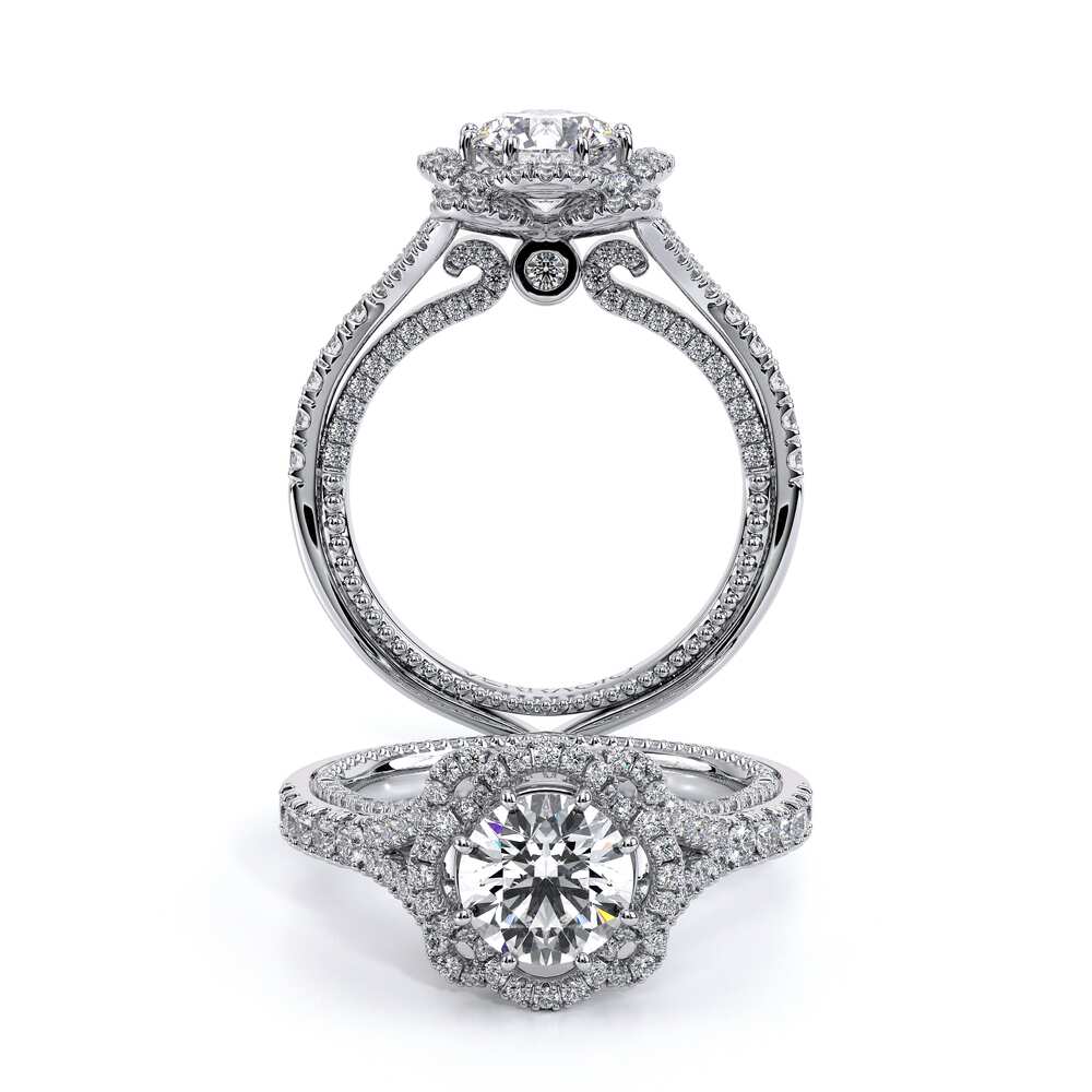 Verragio Halo Round Engagement Ring
