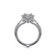 Verragio Halo Princess Engagement Ring