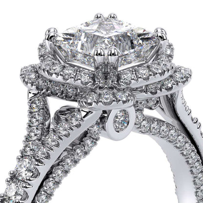 Verragio Halo Princess Engagement Ring