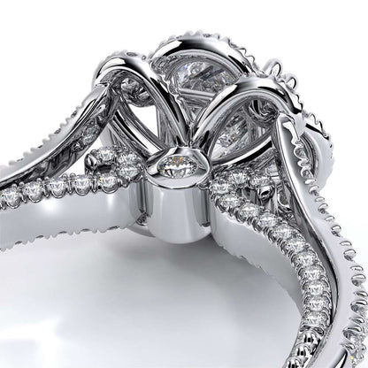 Verragio Halo Princess Engagement Ring