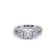 Verragio Three-Stone Princess Engagement Ring