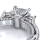 Verragio Three-Stone Princess Engagement Ring