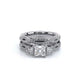 Verragio Three-Stone Princess Engagement Ring