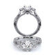 Verragio Three-Stone Oval Engagement Ring