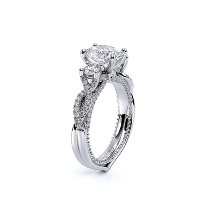 Verragio Three-Stone Oval Engagement Ring