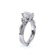 Verragio Three-Stone Oval Engagement Ring
