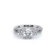 Verragio Three-Stone Oval Engagement Ring