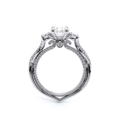 Verragio Three-Stone Oval Engagement Ring
