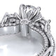 Verragio Three-Stone Oval Engagement Ring