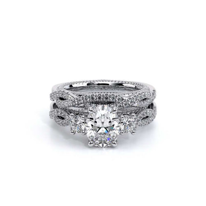 Verragio Three-Stone Oval Engagement Ring