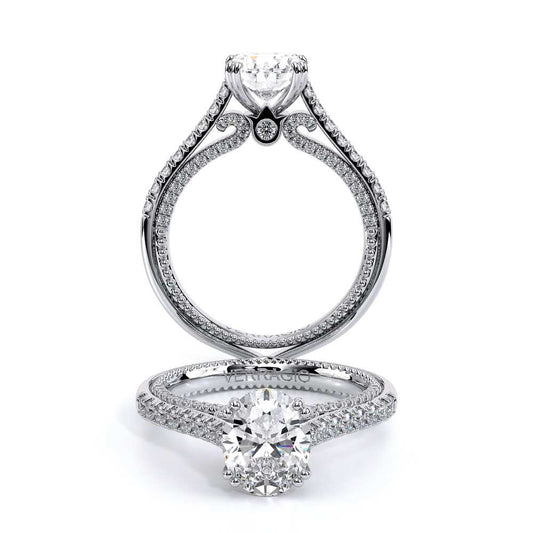 Verragio Pave Oval Engagement Ring