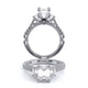 Verragio Three-Stone Emerald Engagement Ring