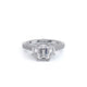 Verragio Three-Stone Emerald Engagement Ring