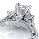 Verragio Three-Stone Emerald Engagement Ring