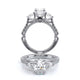Verragio Three-Stone Oval Engagement Ring