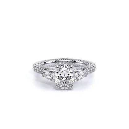 Verragio Three-Stone Oval Engagement Ring