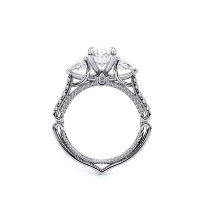 Verragio Three-Stone Oval Engagement Ring
