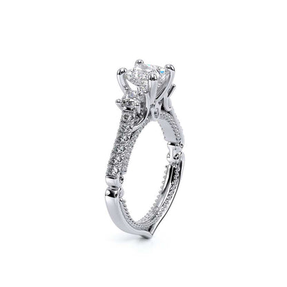 Verragio Three-Stone Princess Engagement Ring