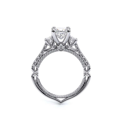 Verragio Three-Stone Princess Engagement Ring