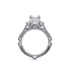 Verragio Three-Stone Princess Engagement Ring