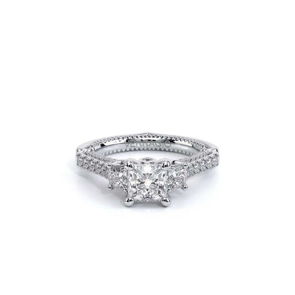 Verragio Three-Stone Princess Engagement Ring
