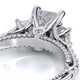 Verragio Three-Stone Princess Engagement Ring