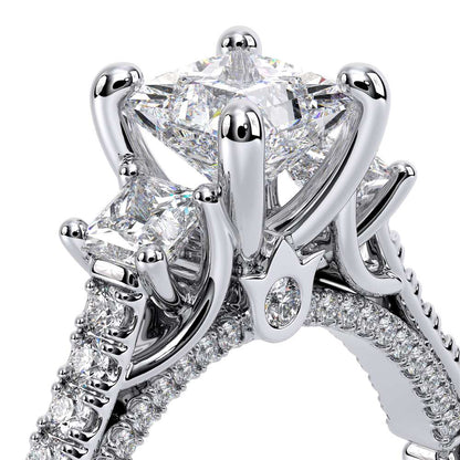 Verragio Three-Stone Princess Engagement Ring