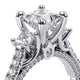 Verragio Three-Stone Princess Engagement Ring