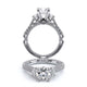 Verragio Three-Stone Round Engagement Ring