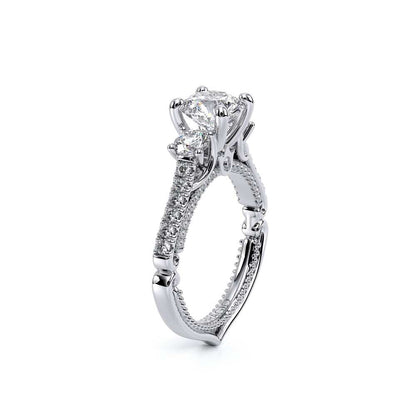 Verragio Three-Stone Round Engagement Ring