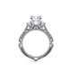 Verragio Three-Stone Round Engagement Ring