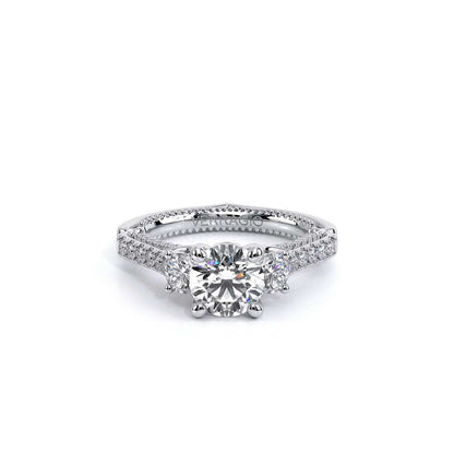 Verragio Three-Stone Round Engagement Ring
