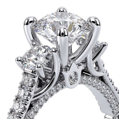 Verragio Three-Stone Round Engagement Ring