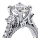 Verragio Three-Stone Round Engagement Ring