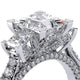 Verragio Three-Stone Princess Engagement Ring
