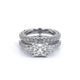 Verragio Three-Stone Princess Engagement Ring