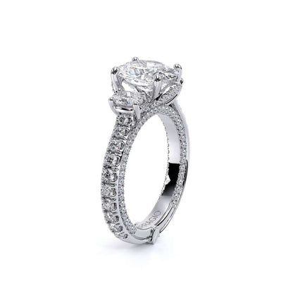 Verragio Three-Stone Oval Engagement Ring