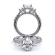 Verragio Three-Stone Oval Engagement Ring