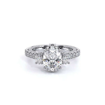 Verragio Three-Stone Oval Engagement Ring