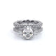 Verragio Three-Stone Oval Engagement Ring