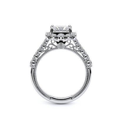Verragio Halo Princess Engagement Ring