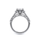 Verragio Halo Princess Engagement Ring