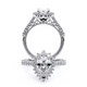 Verragio Halo Pear Engagement Ring